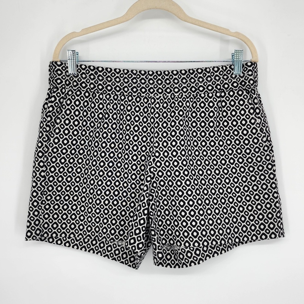 J Crew Womens Linen Blend Pull On Short Size 10 Minimalist Summer Capsule Casual
